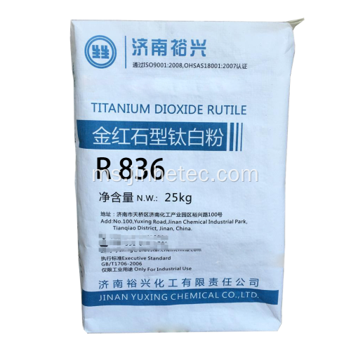 Yuxing titanium dioksida r836 untuk cat
